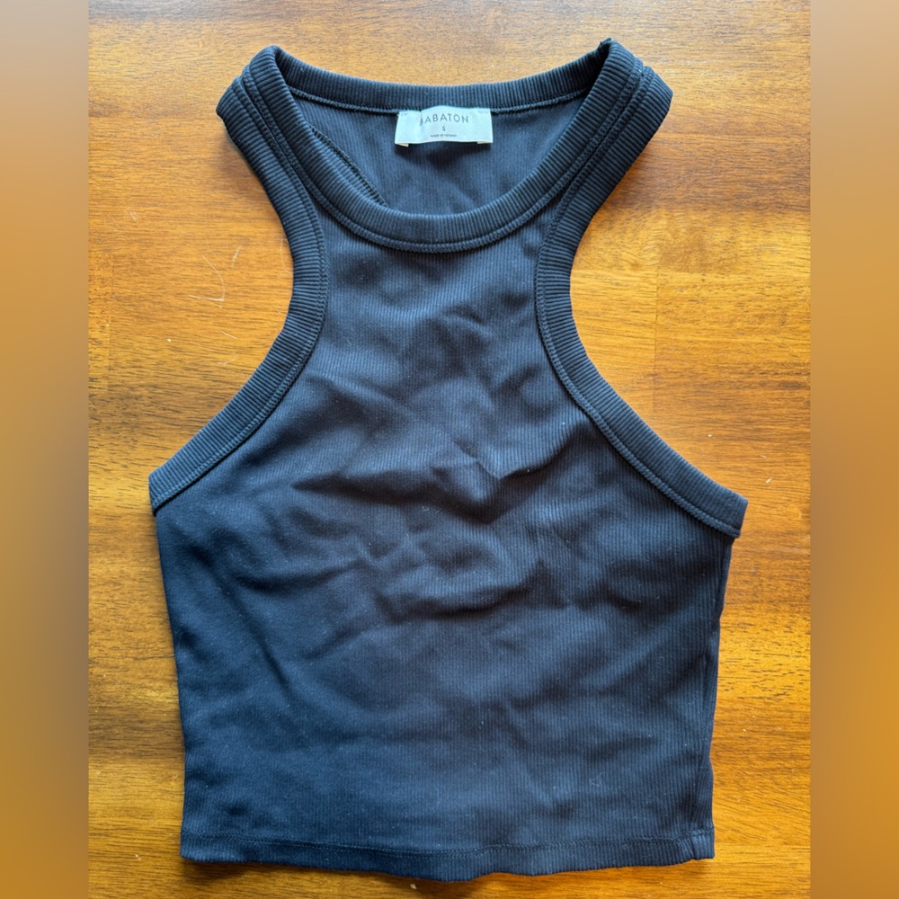 Babaton Midnight Ribbed Tank